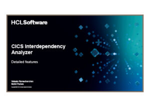 CICS Interdependency Analyzer