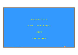 Collecting and Analysing CICS Stastistics