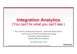 Integration Analytics - You can't fix what you can't see