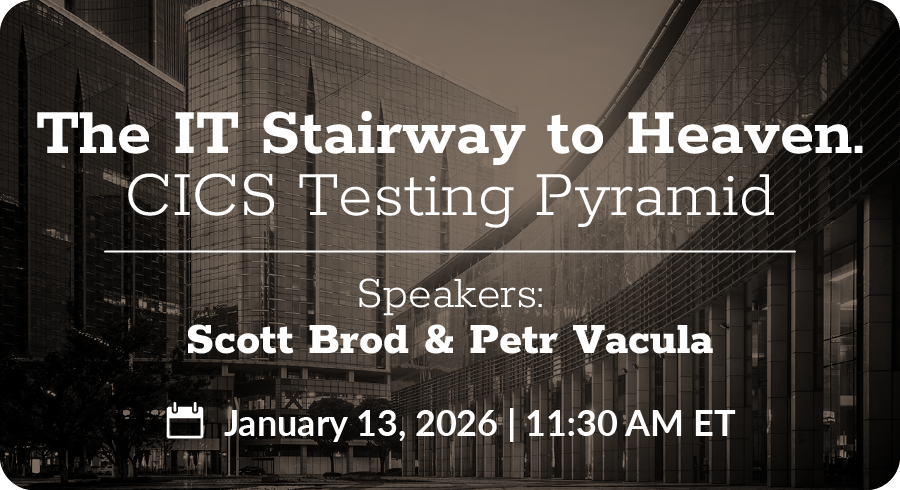 The IT Stairway to Heaven. CICS Testing Pyramid