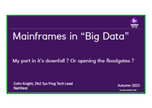 Mainframes in Big Data