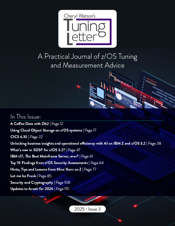 Cheryl Watson's Tuning Letter 2025 - Issue 03