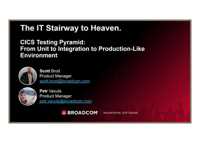 January 2026 | The IT Stairway to Heaven. CICS Testing Pyramid