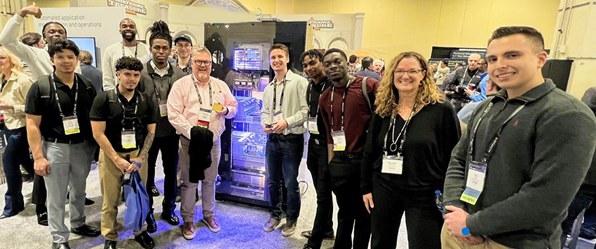 Decker and students at SHARE DC 2025