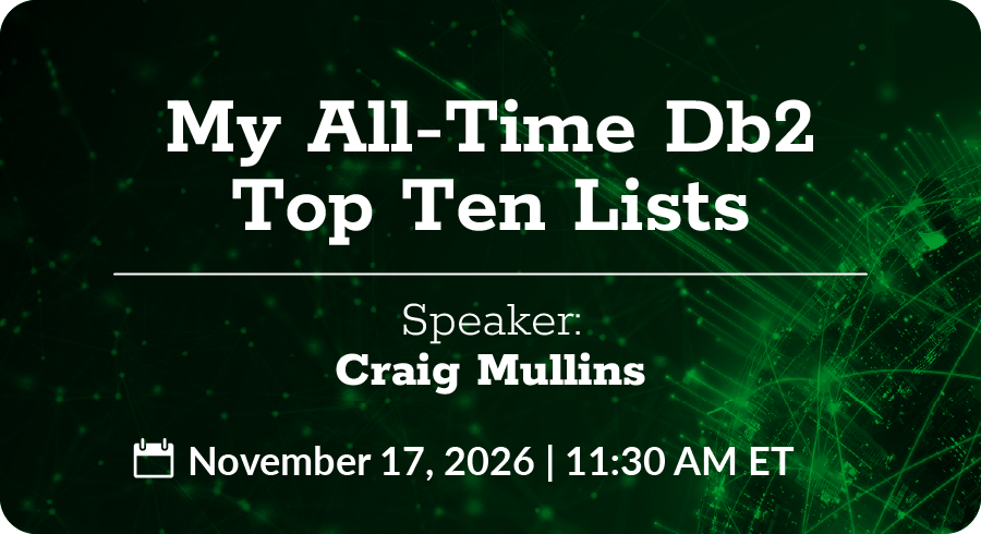 My All-Time Db2 Top Ten Lists